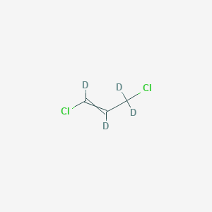 molecular formula C3H4Cl2 B13864487 1,3-Dichloropropene-d4 (cis/trans mixture) 