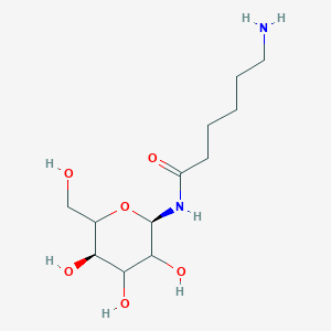 molecular formula C12H24N2O6 B13864501 6-amino-N-[(2R,5R)-3,4,5-trihydroxy-6-(hydroxymethyl)oxan-2-yl]hexanamide 