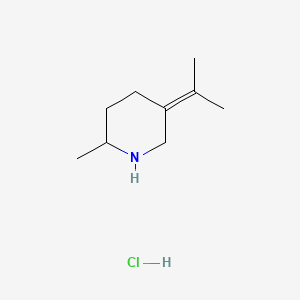 2-Methyl-5-(1-methylethylidene)-piperidine Hydrochloride