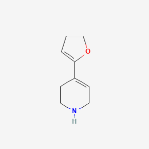 molecular formula C9H11NO B13864527 4-Furan-2-yl-1,2,3,6-tetrahydro-pyridine 