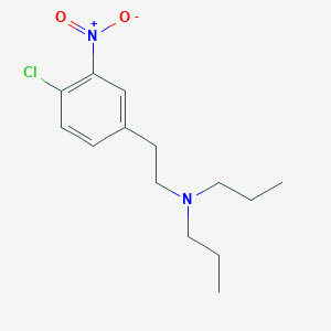 N-[2-(4-chloro-3-nitrophenyl)ethyl]-N-propylpropan-1-amine