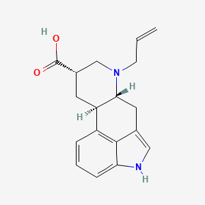 Indolo[4,3-fg]quinoline, ergoline-8-carboxylic Acid Deriv.; 6-Allyl-9,10-dihydro-6-demethylisolysergic Acid; (8alpha)-6-(2-Propenyl)ergoline-8-carboxylic Acid