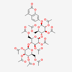 4-Methylumbelliferyl Beta-D-Cellotrioside Decaacetate