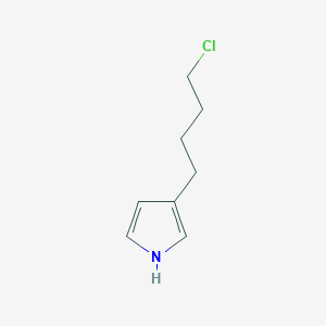 molecular formula C8H12ClN B13864581 3-(4-Chlorobutyl)-1H-pyrrole CAS No. 90828-89-0