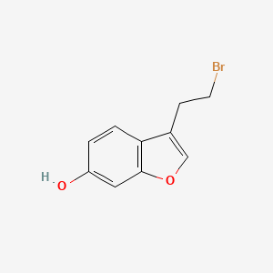 3-(2-Bromoethyl)-1-benzofuran-6-ol