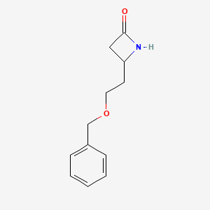 4-[2-(Benzyloxy)ethyl]-2-azetidinone