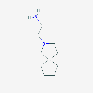 molecular formula C10H20N2 B13864649 2-(2-Azaspiro[4.4]nonan-2-yl)ethanamine 