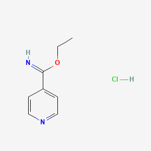 molecular formula C8H11ClN2O B13864673 Ethyl Isonicotinimidate Hydrochloride 