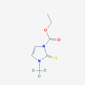 molecular formula C7H10N2O2S B13864703 Carbimazole-d3 