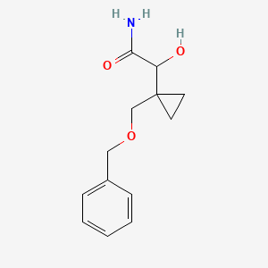 2-Hydroxy-2-(1-(hydroxymethyl)cyclopropyl)acetamide Benzyl Ester