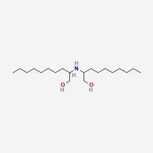 molecular formula C20H43NO2 B13864716 N,N-Bis-[1-(hydroxyethyl)octyl]amine 