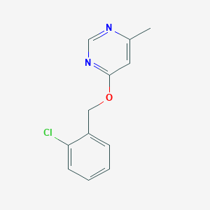 4-[(2-Chlorophenyl)methoxy]-6-methylpyrimidine