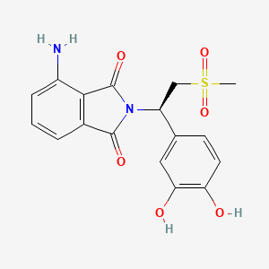 N-DesacetylO4-DesmethylO3-DesethylApremilast