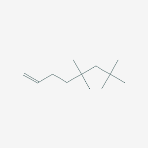 molecular formula C12H24 B13864824 5,5,7,7-Tetramethyloct-1-ene 