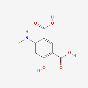 molecular formula C9H9NO5 B13864825 4-Hydroxy-6-(methylamino)isophthalic Acid 