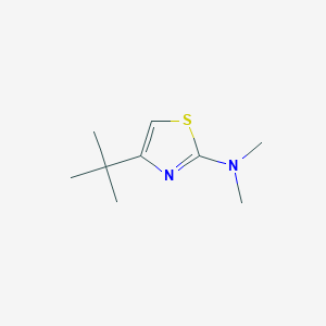 molecular formula C9H16N2S B13864864 4-tert-Butyl-N,N-dimethyl-1,3-thiazol-2-amine CAS No. 82721-88-8