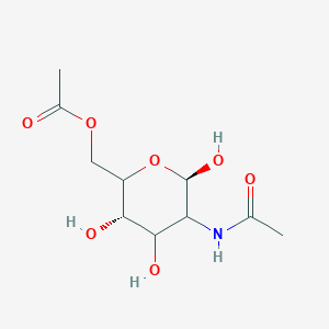 molecular formula C10H17NO7 B13864893 2-(Acetylamino)-2-deoxy-D-glucose 6-Acetate; (N,6-O)-Diacetyl-D-Glucosamine 