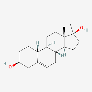 molecular formula C19H30O2 B13864974 (3S,8R,9S,10R,13S,14S,17S)-13,17-dimethyl-2,3,4,7,8,9,10,11,12,14,15,16-dodecahydro-1H-cyclopenta[a]phenanthrene-3,17-diol 