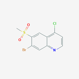 7-Bromo-4-chloro-6-(methylsulfonyl)quinoline