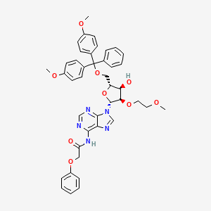 5'-O-[bis(4-Methoxyphenyl)phenylmethyl]-2'-O-methoxyethyl-N-(2-phenoxyacetyl)adenosine