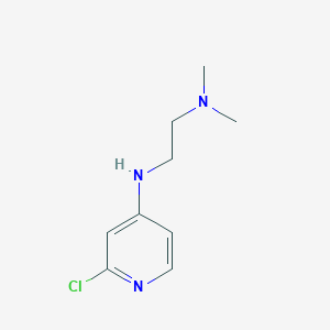 N-(2-chloropyridin-4-yl)-N',N'-dimethylethane-1,2-diamine