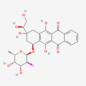 molecular formula C26H27IO11 B13865053 Annamycinol 