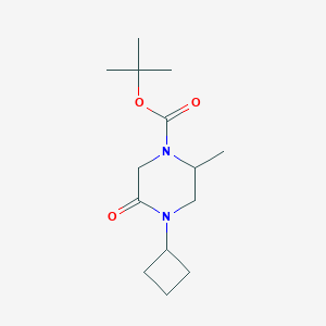 Tert-butyl 4-cyclobutyl-2-methyl-5-oxopiperazine-1-carboxylate