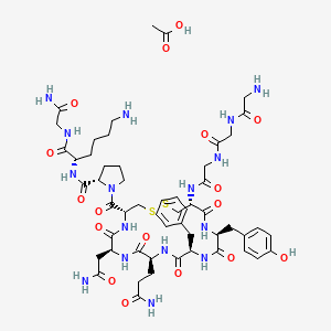 molecular formula C54H78N16O17S2 B13865114 Terlipressin Diacetate Salt 