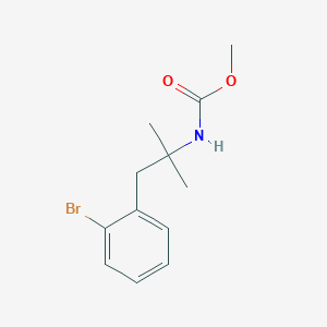 methyl N-[1-(2-bromophenyl)-2-methylpropan-2-yl]carbamate