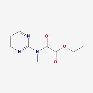 Ethyl 2-[methyl(pyrimidin-2-yl)amino]-2-oxoacetate