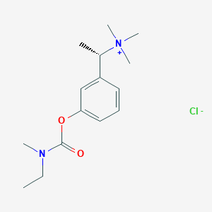 molecular formula C15H25ClN2O2 B13865210 N-Methyl Rivastigmine Chloride 