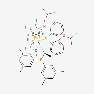 (R)-1-[(S)-2-Bis(2-isopropoxyphenyl)phosphino)ferrocennyl]ethylbis(3,5-dimethylphenyl) Phosphine