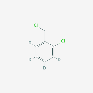 molecular formula C7H6Cl2 B13865229 2-Chlorobenzyl-3,4,5,6-D4 Chloride 