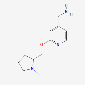 [2-[(1-Methylpyrrolidin-2-yl)methoxy]pyridin-4-yl]methanamine