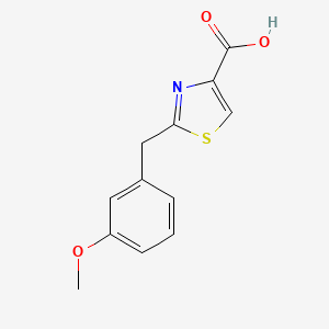 B1386545 2-(3-Methoxybenzyl)-1,3-thiazole-4-carboxylic acid CAS No. 1086380-17-7