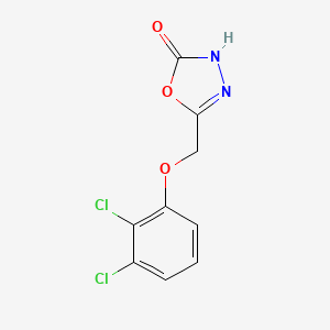 5-[(2,3-Dichlorophenoxy)methyl]-1,3,4-oxadiazol-2(3H)-one