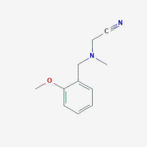 Acetonitrile, 2-[[(2-methoxyphenyl)methyl]methylamino]-