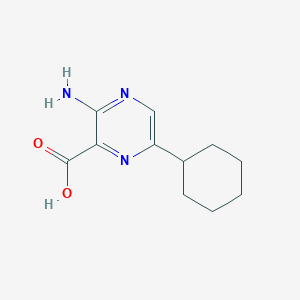 3-Amino-6-cyclohexylpyrazine-2-carboxylic acid