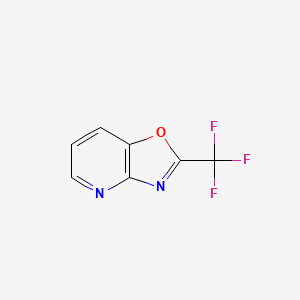 B1386567 2-(Trifluoromethyl)oxazolo[4,5-b]pyridine CAS No. 894406-63-4