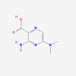 3-Amino-5-(dimethylamino)pyrazine-2-carboxylic acid