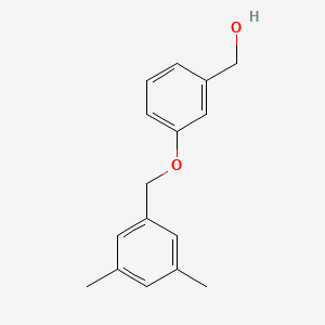 [3-[(3,5-Dimethylphenyl)methoxy]phenyl]methanol