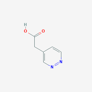 B1386584 2-(Pyridazin-4-YL)acetic acid CAS No. 98197-79-6