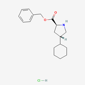 (4S)-4-Cyclohexyl-L-prolinePhenylmethylEsterHydrochloride