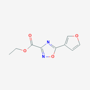 B1386591 Ethyl 5-(3-Furyl)-1,2,4-oxadiazole-3-carboxylate CAS No. 1086375-75-8