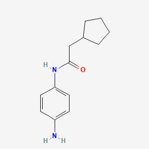 N-(4-Aminophenyl)-2-cyclopentylacetamide