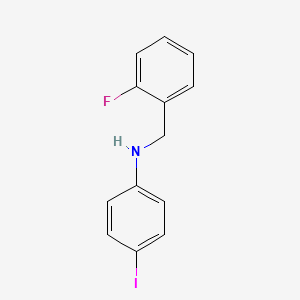 B1386595 N-(2-Fluorobenzyl)-4-iodoaniline CAS No. 934364-17-7