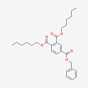 4-Benzyl-1,2-dihexyl Benzene-1,2,4-tricarboxylate