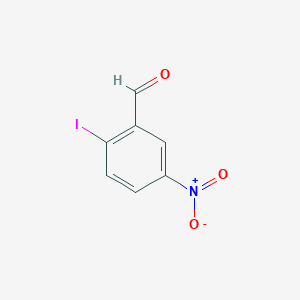 molecular formula C7H4INO3 B13865971 2-Iodo-5-nitrobenzaldehyde 