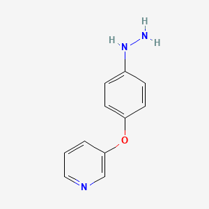 (4-Pyridin-3-yloxyphenyl)hydrazine