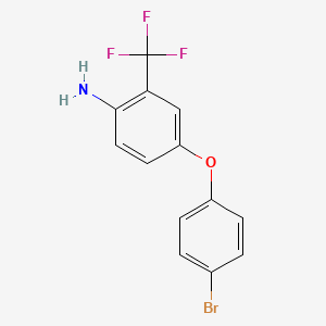 B1386601 4-(4-Bromophenoxy)-2-(trifluoromethyl)aniline CAS No. 1040341-48-7